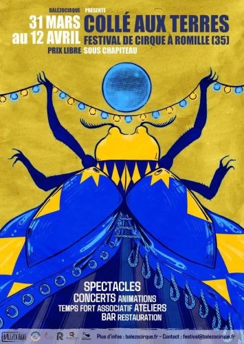 Affiche Festival Collé aux terres