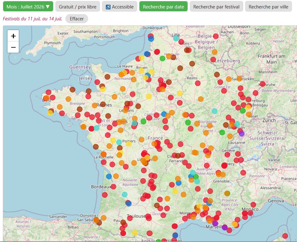 Que faire pour le pont du 14 juillet 2026 ? 360 festivals à découvrir en France !